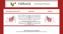 Desktop Screenshot of fiddlesticksdallas.com